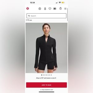 Lululemon Define Jacket *Luon BLACK size 16